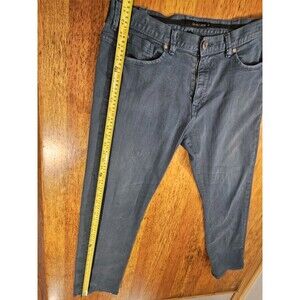 Calvin Klein Jeans Mens Straight Leg Mid Rise 36X32 Teal 5 Pocket